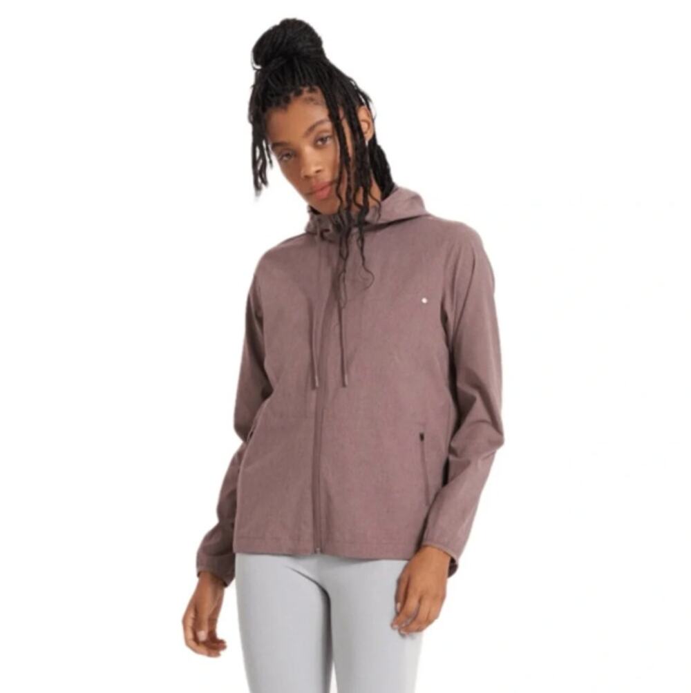 VUORI Outdoor Trainer Shell Jacket in Hazel Mauve Sz S $118 {H53}